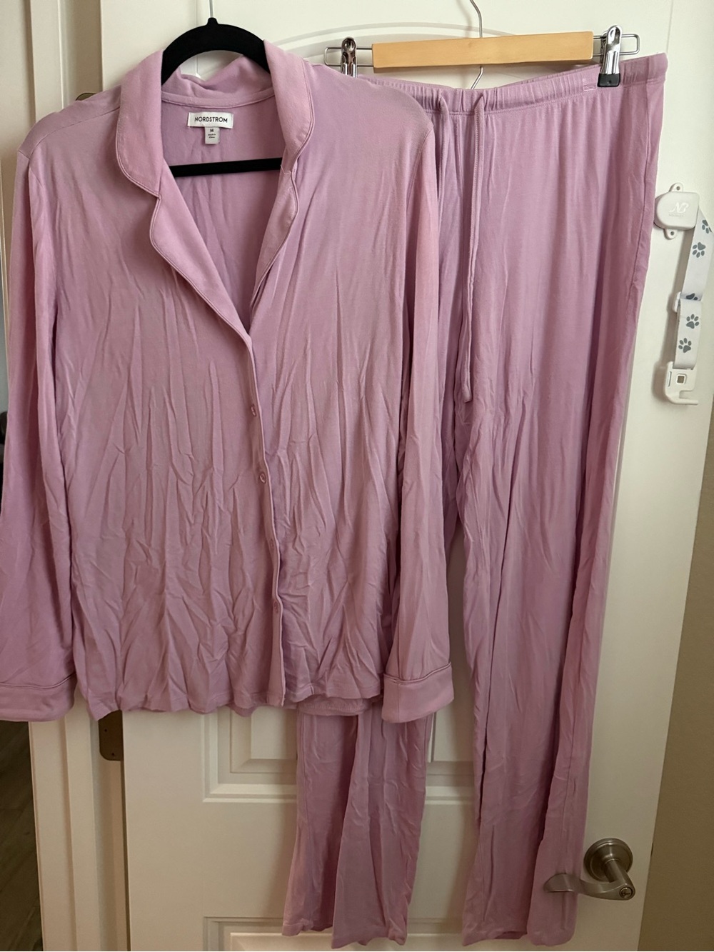 Nordstrom Light Lavender Women's Two-Piece Pajama Set